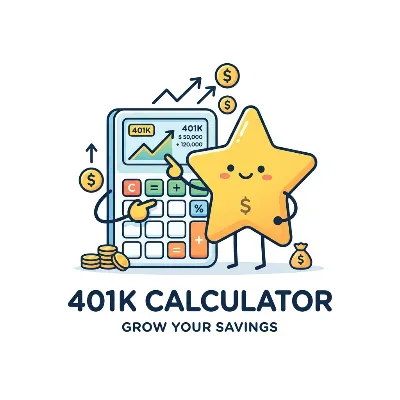 Finance 401(k) Calculator — Project employee deferrals, employer match, IRS limits, inflation-adjusted balance, and retirement withdrawals.