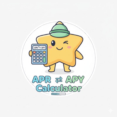APR ↔ APY (AER) & CAGR Calculator preview