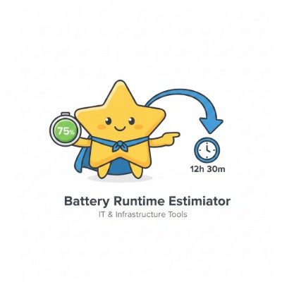 Battery runtime estimator preview