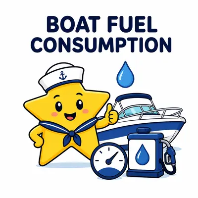 Boat fuel consumption calculator with trip range and fuel reserve