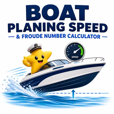 Yellow star sailor driving a motorboat at planing speed above the waterline