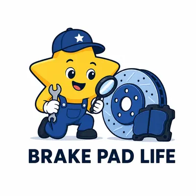 Brake pad life estimator for mileage and driving conditions