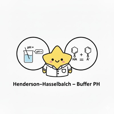 Henderson–Hasselbalch Buffer pH Calculator preview