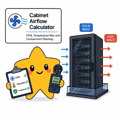 Cabinet airflow calculator preview
