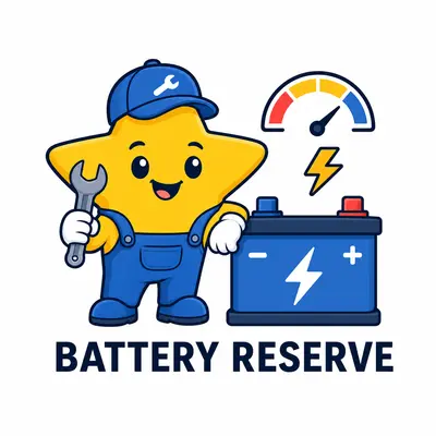 Car battery reserve capacity calculator for runtime, amps, and watts