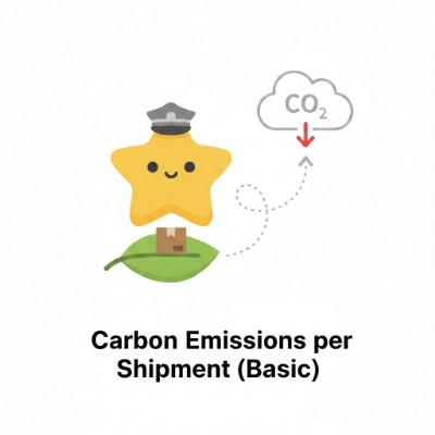 Shipment Emissions Calculator for CO2e per shipment
