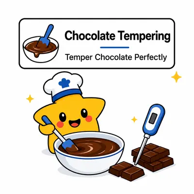 Chocolate Tempering Calculator — Calculate seed amounts and dark, milk, or white chocolate temperature targets.