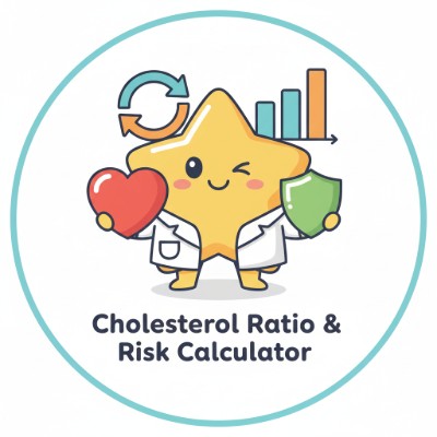 Cholesterol Ratio & Risk Calculator preview