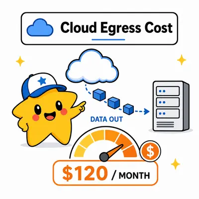Cloud egress cost calculator preview