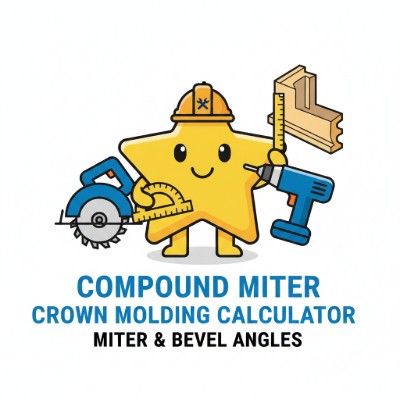 Compound Miter Crown Molding Calculator