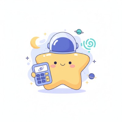 Science COSMOTOOLS modern cosmology calculator screenshot with inputs for H0, ΩM, ΩΛ, and redshift