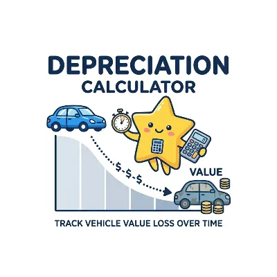 Finance Depreciation Calculator — Build depreciation schedules with straight-line, declining balance, double declining balance, sum-of-years-digits, and MACRS half-year table estimates.