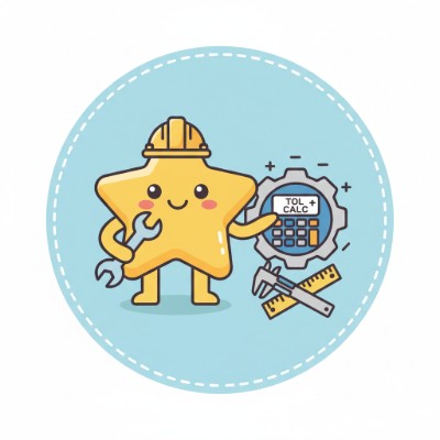 Science Engineering Tolerances Calculator screenshot with hole/shaft fits and clearance results