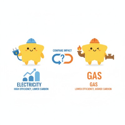 Electricity vs. Gas Heating comparison preview