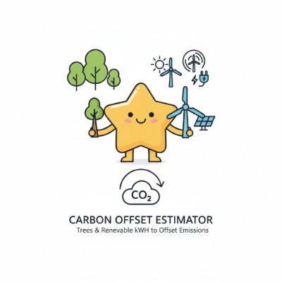 Carbon Offset Estimator preview