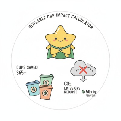Reusable Cup Impact Calculator preview