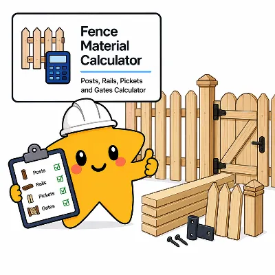 Fence Material Calculator