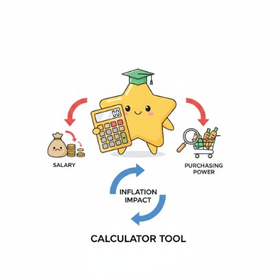 Inflation Impact on Salary calculator preview