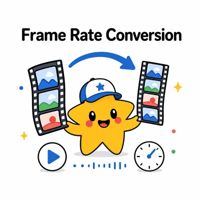 Frame rate conversion calculator for conform speed, duration, and pulldown cadence