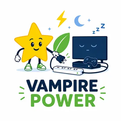 Home standby energy and vampire power cost calculator dashboard