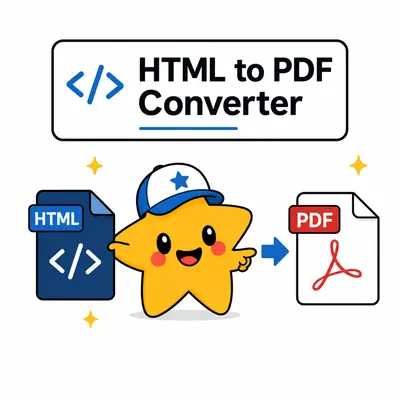 HTML to PDF converter – preview HTML safely and save web content as a PDF