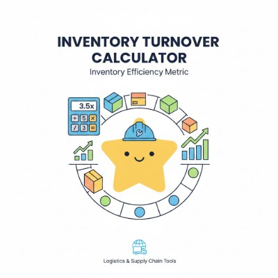 Inventory Turnover Calculator for warehouse efficiency