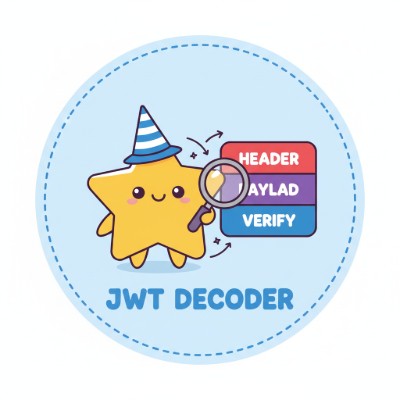 Web JWT decoder showing header payload signature and verification status