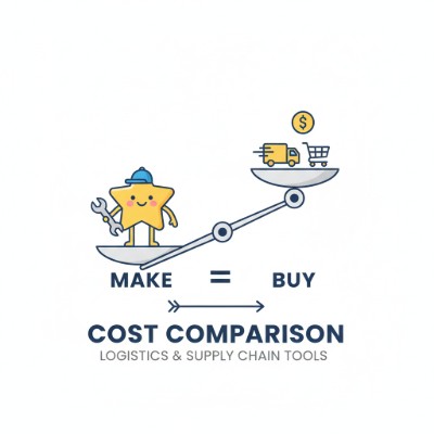 Make vs Buy Cost Comparison for internal vs supplier costs