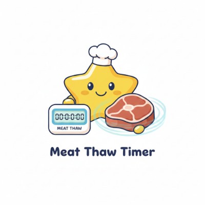 Meat Thaw Timer — Estimate safe thawing times by weight and method.
