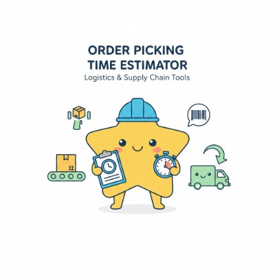 Order Picking Time Estimator for warehouse labor planning