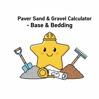 Paver Sand and Gravel Calculator