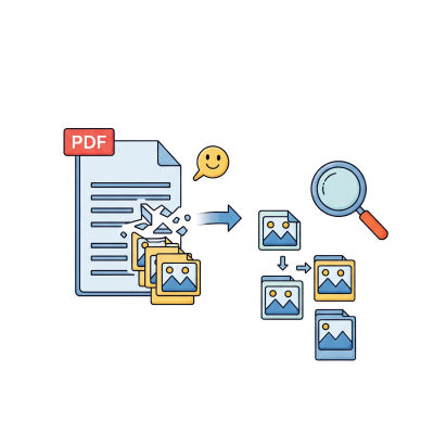 PDF to image splitter