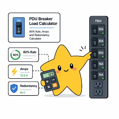 PDU breaker load calculator preview