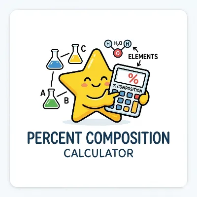 Science percent composition calculator with molar mass and element percentage table