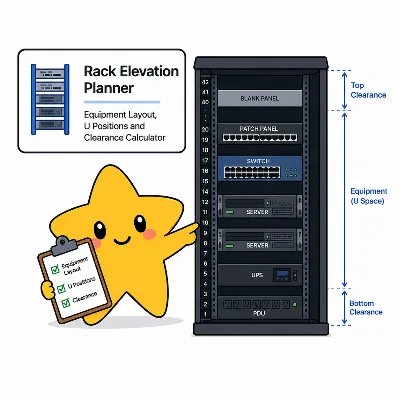 Rack elevation planner preview