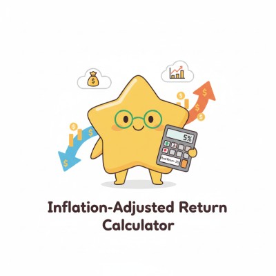 Inflation-Adjusted Return (Real Return) Calculator preview