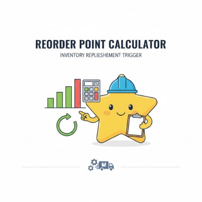 Reorder Point Calculator for supply chain replenishment