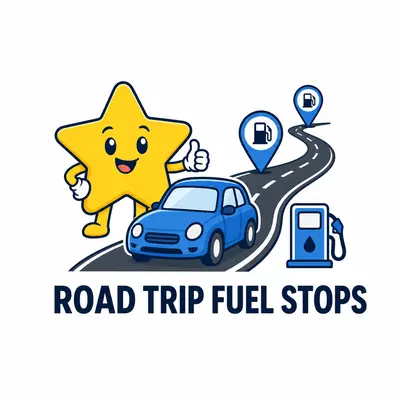 Road trip fuel stop planner for tank range and reserve