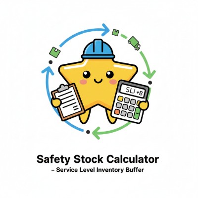 Safety Stock Calculator for service level protection