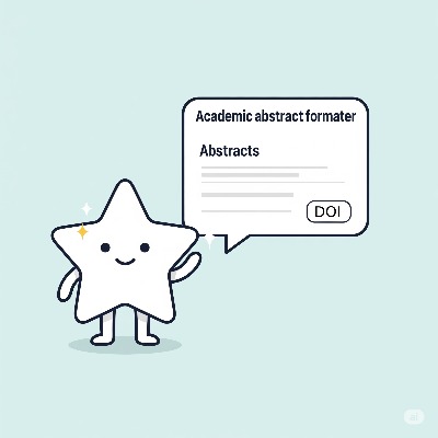 Research Abstract Formatter preview