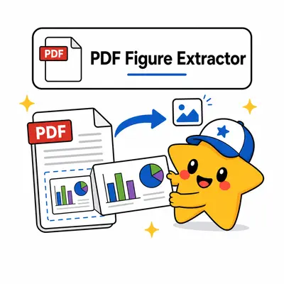 Science Screenshot of the Scientific Figure & Page Extractor showing PDF thumbnails ready to download