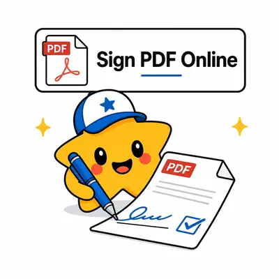 Sign PDF online tool – draw, type, or upload a signature and place it on PDF pages