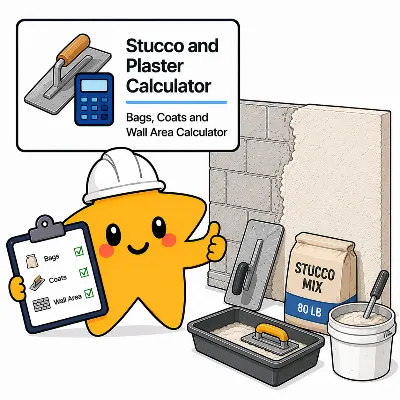 Stucco and Plaster Calculator