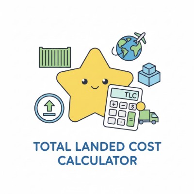 Total Landed Cost Calculator for full purchase cost per unit
